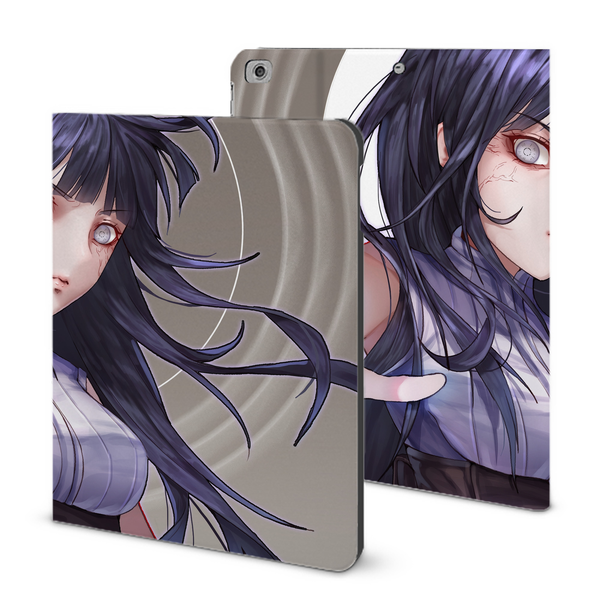（画像用） NARUTO -ナルト- NARUTO -ナルト- 疾風伝 IPad ケース ブック型 PUレザー TPU 耐衝撃 軽量 薄型 ペン収納なし 全面保護 IPad 各モデル対応
